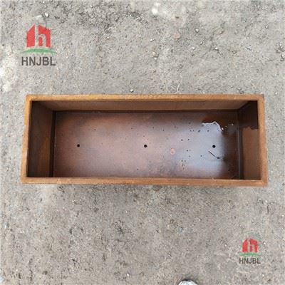 Jardinera rectangular - Acer Corten