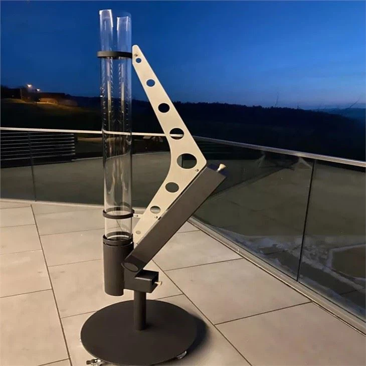 Mini Stainless Wood Pellet Fireplace
