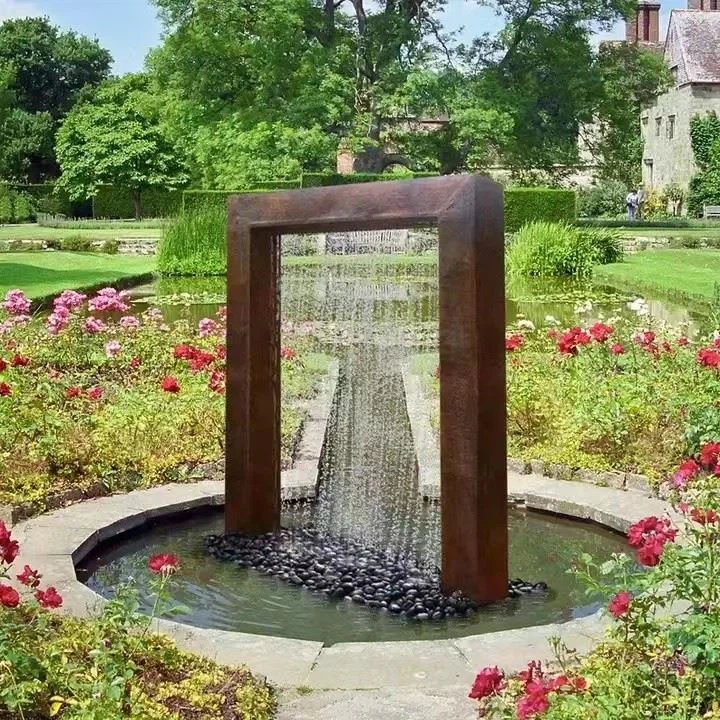 Pond Fountain Statues