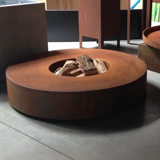 Round Propane Firepit