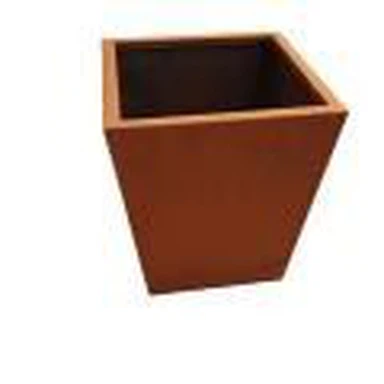 Jardineres d'acer Corten en forma