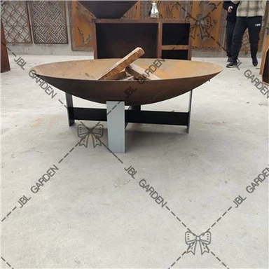 Brasera d'acer Corten