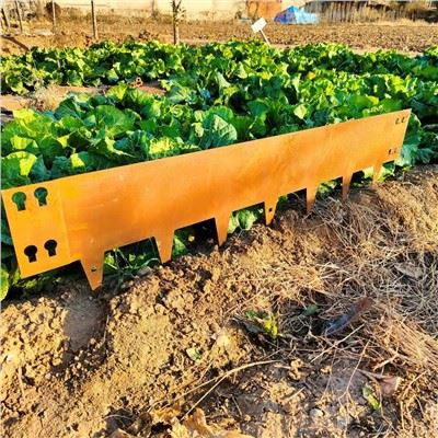 Vora de jardí d'acer Corten