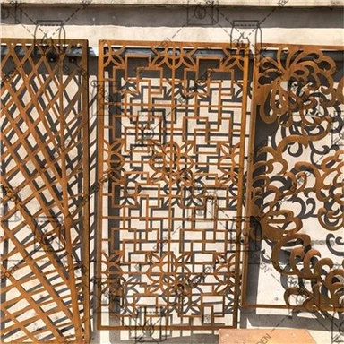 Porta de tall làser per a la llar