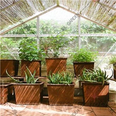 Caixa de jardinera llarga alta