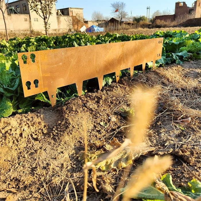Flower Bed With Steel Edging best