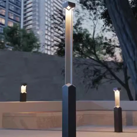 Garden Steel Bollard Lights