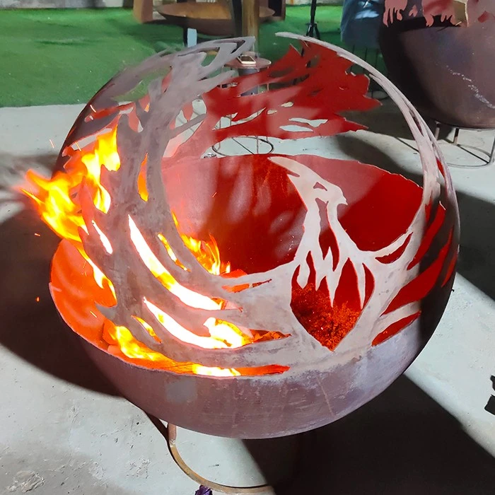 Garden Steel Fireball