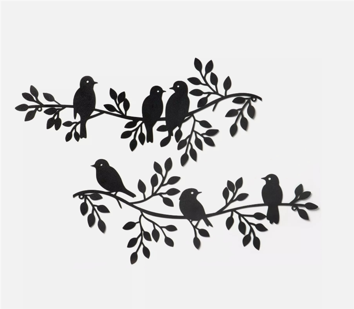 Metal Bird Wall Art
