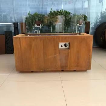 Rectangle Gas Fire Pit