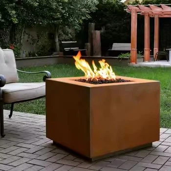 Rectangle Gas Fire Pit