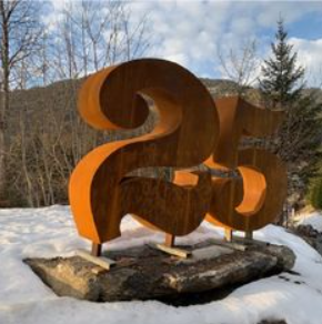 Decoracions d'acer corten