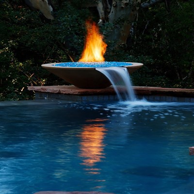 Característica d'aigua del braser de gas