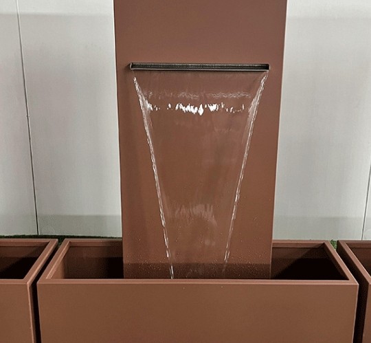 Steel Wate Fall Planter
